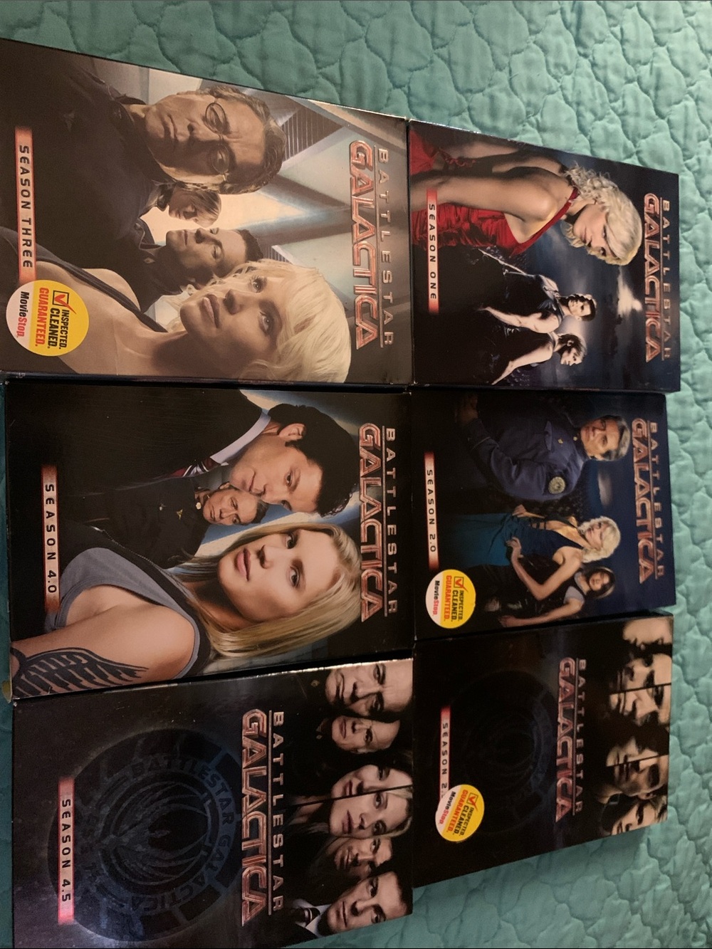 Battlestar Galactica Complete TV Series on DVD.   Season 1-4